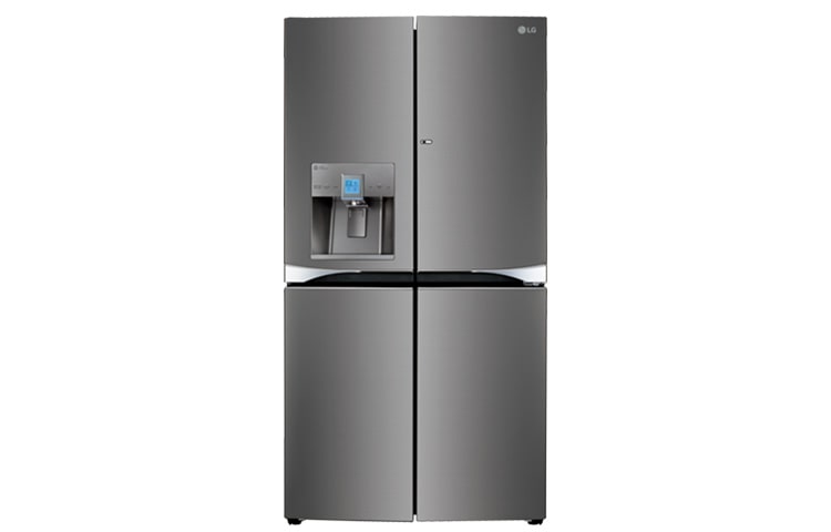 Front view of LG WATER PURIFYING REFRIGERATOR WITH 3-TIER FILTRATION SYSTEM GR-Y31FWAHL